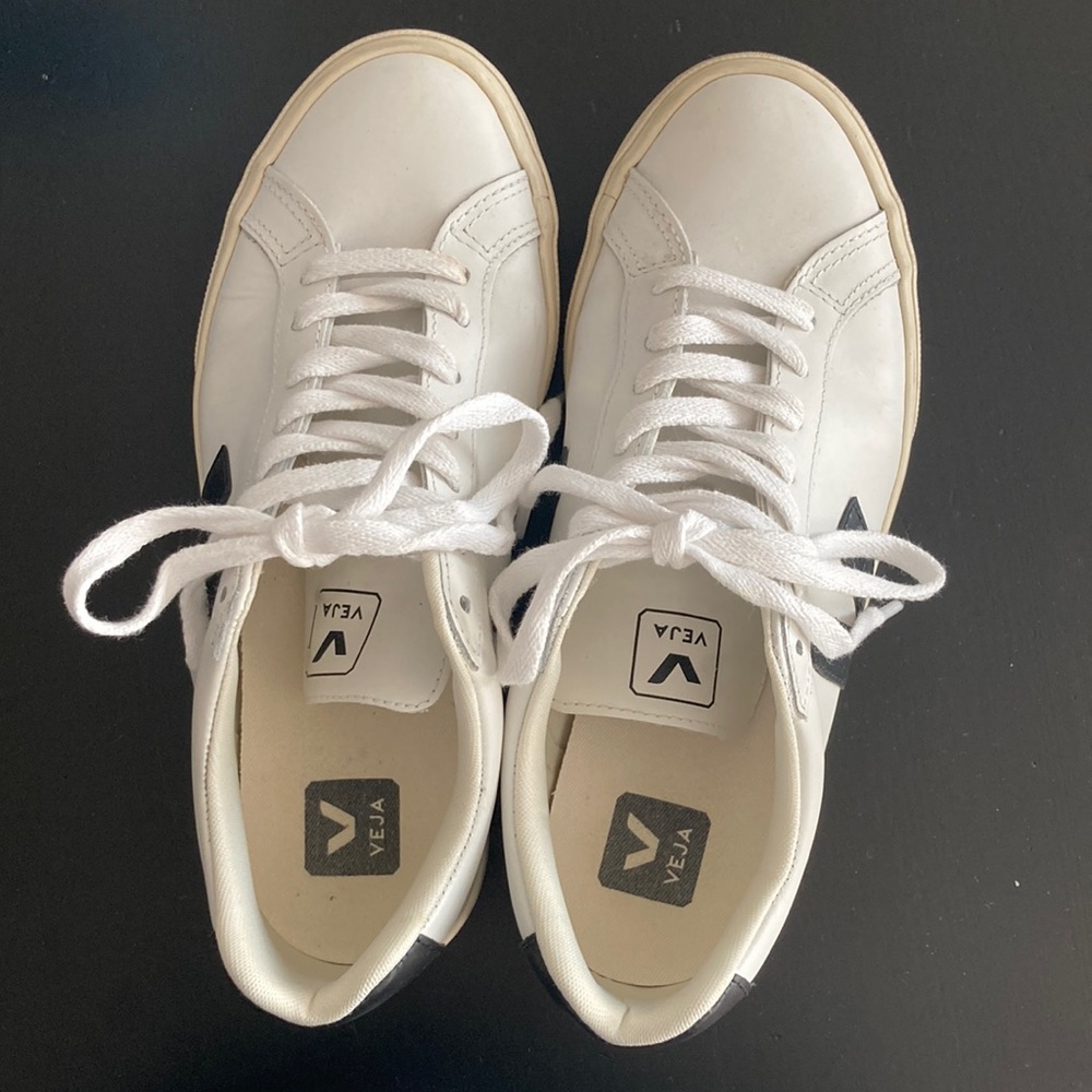 Veja Esplar Leather white/black